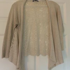 American Eagle Lace Back Cardigan